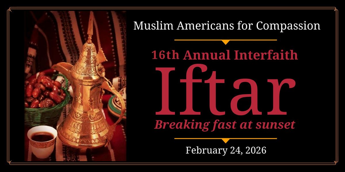 16th Annual Interfaith Iftar Dinner