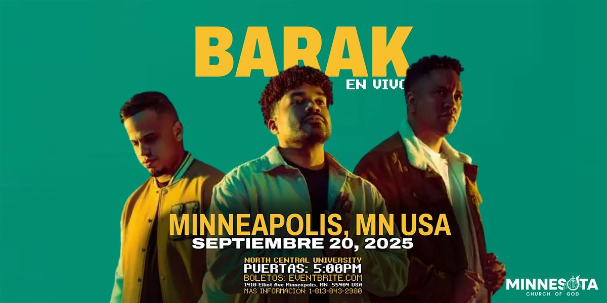 BARAK En Concierto Minneapolis, Minnesota, 20 September | Event in Minneapolis | AllEvents
