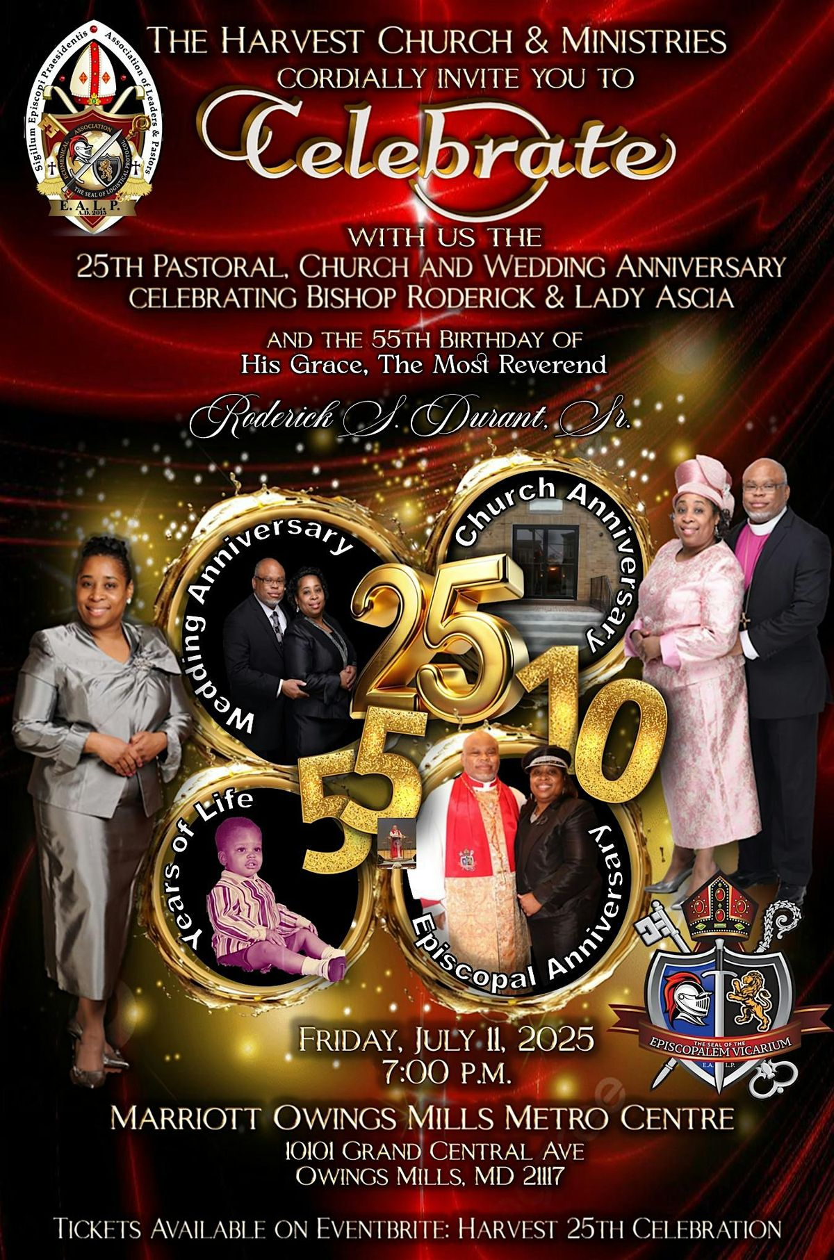 Harvest 25th Celebration, 11 July | Event in Owings Mills | AllEvents