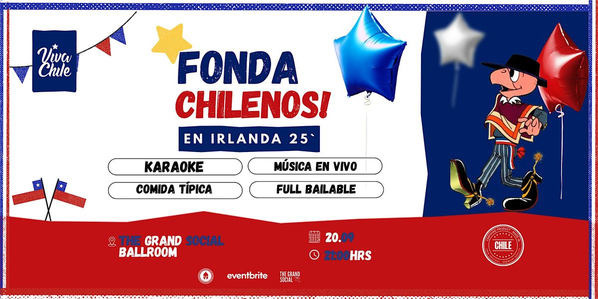 Fonda Chilenos en Irlanda 2025, 20 September | Event in Dublin 1 | AllEvents