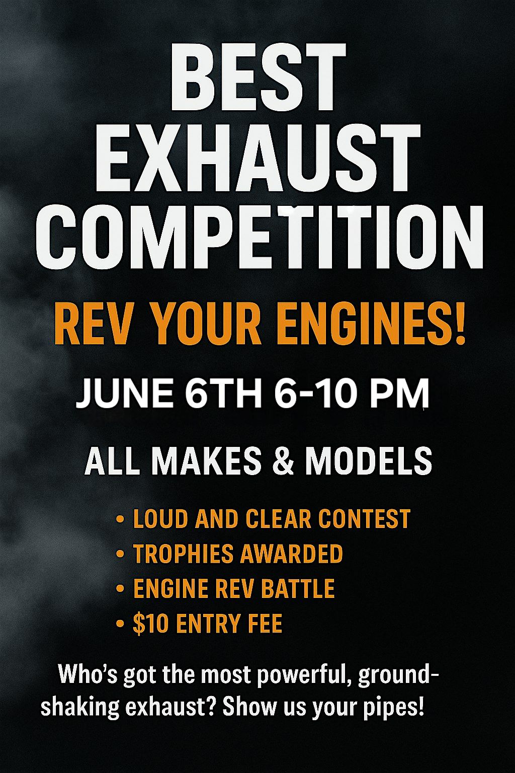 Best Exhaust Competition | Event in Hampton | AllEvents