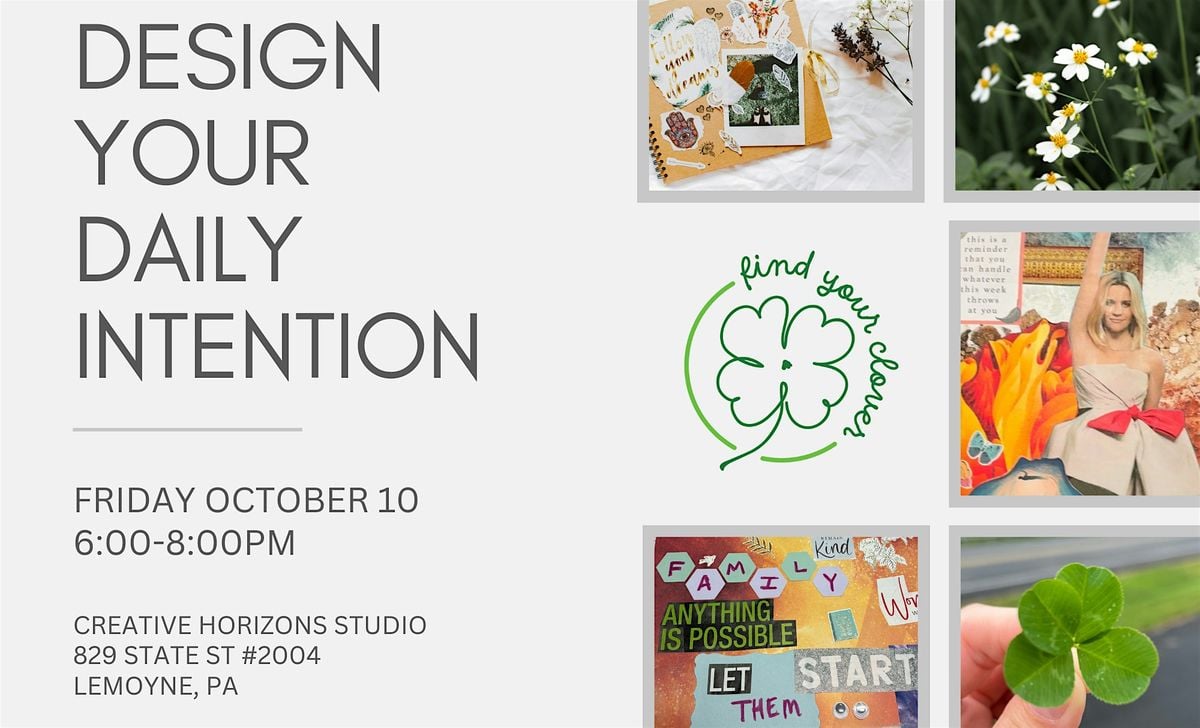 Design Your Daily Intention Board, 10 October | Event in Lemoyne | AllEvents