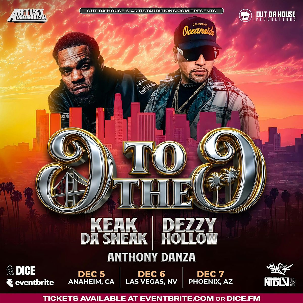 KEAK DA SNEAK & DEZZY HOLLOW at THE USUAL PLACE in LAS VEGAS, 6 December | Event in Las Vegas | AllEvents