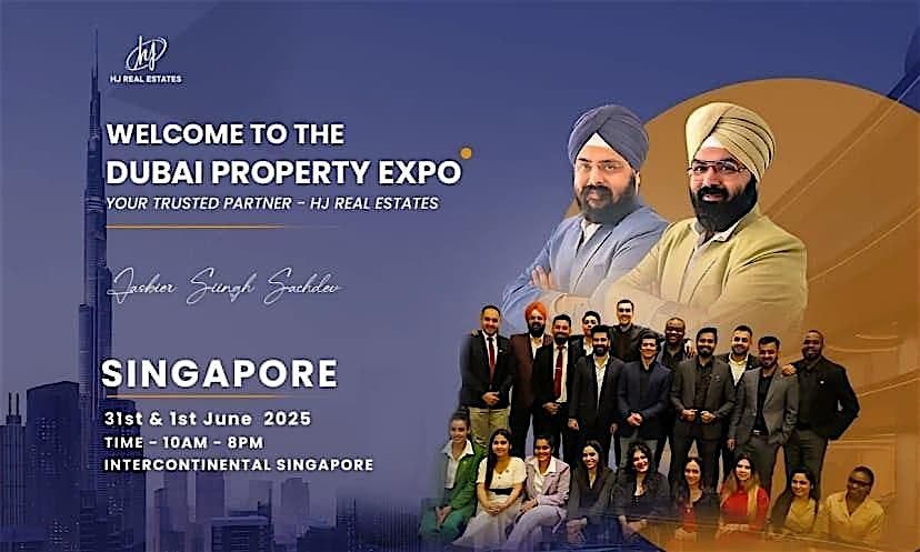 Upcoming Dubai Real Estate Event in Singapore Book Your Ticket Free, 31 May | Event in Singapore | AllEvents