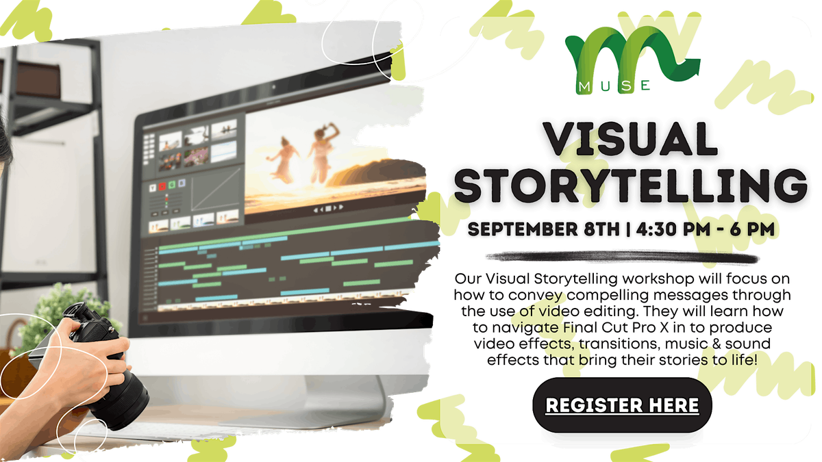Teen Muse: Visual Storytelling & Video Editing, 8 September | Event in Lafayette | AllEvents