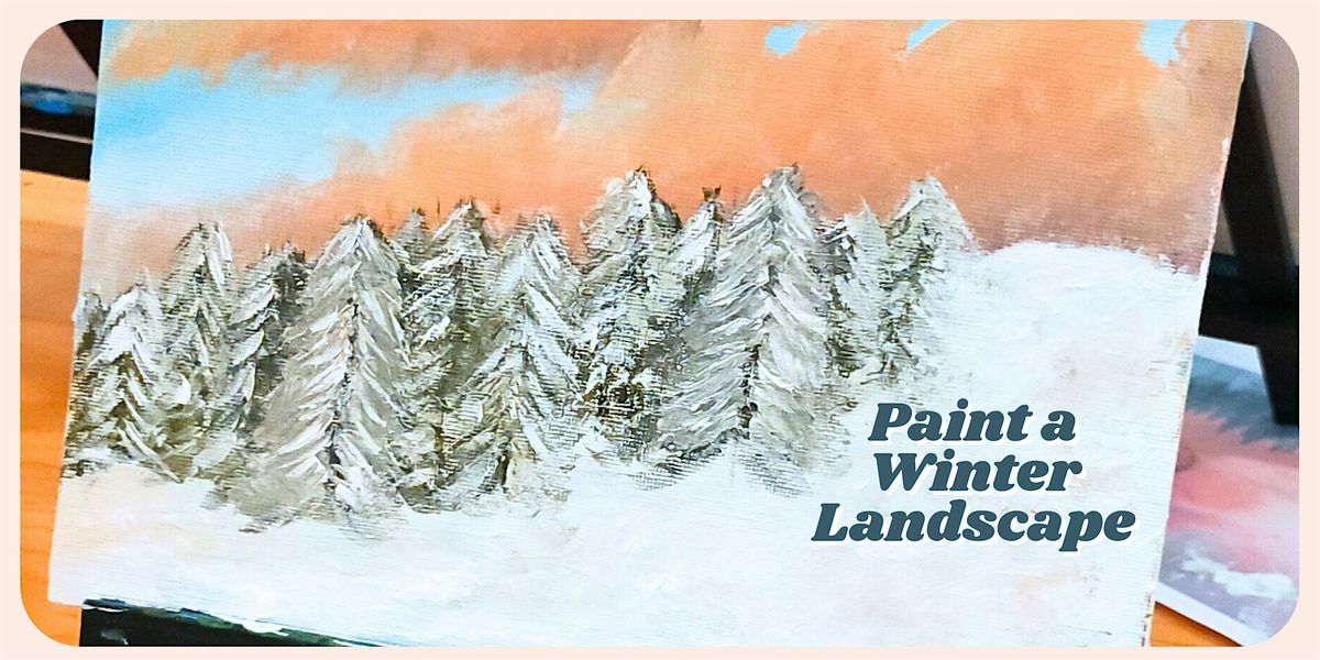 Paint and Sip at Boundary Taproom - Paint a Winter Landscape, 4 December | Event in Belfast | AllEvents