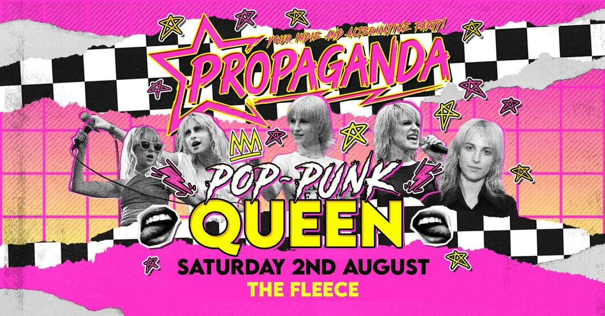 Propaganda - Pop-Punk Queen Party!, 2 August | Event in Bristol | AllEvents