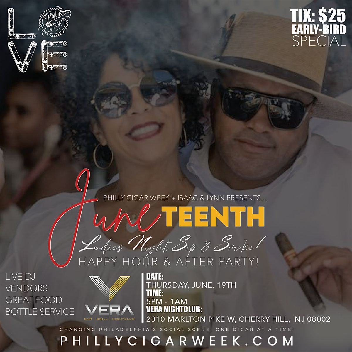 Juneteenth Ladies Night Sip & Smoke!, 19 June | Event in Cherry Hill | AllEvents
