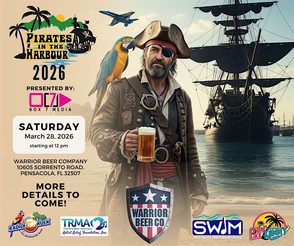 Pirates in the Harbour 2026, 28 March | Event in Pensacola | AllEvents