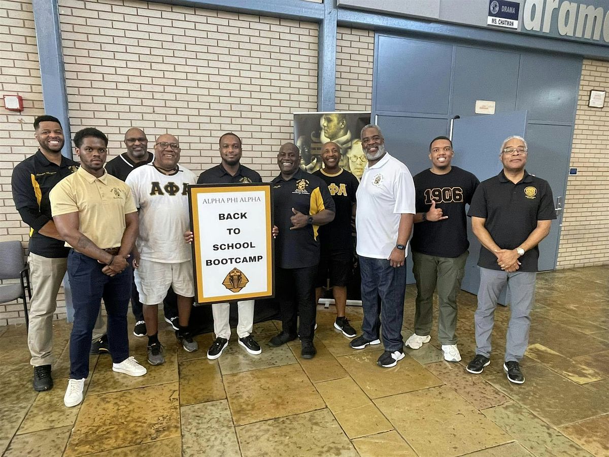 DeKalb Alphas Mentoring Initiative 2025 Back to School Boot Camp, 2 August | Event in Clarkston | AllEvents