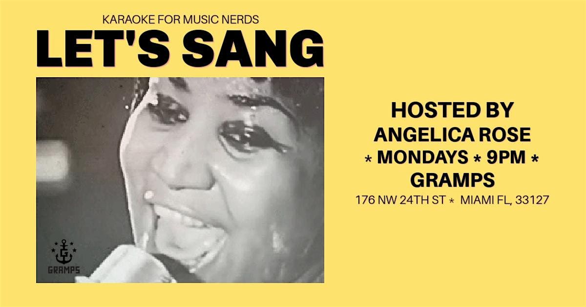 Lets Sang!, 19 May | Event in Miami | AllEvents