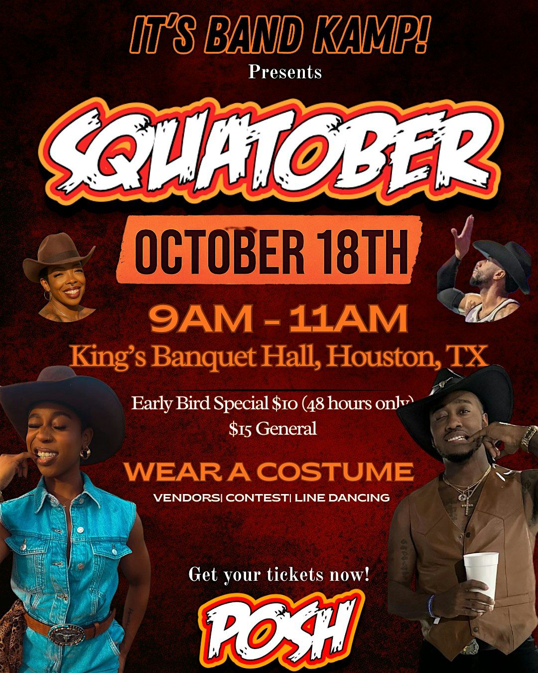 Band Kamp | SQUATOBER EDITION, 18 October | Event in Houston | AllEvents