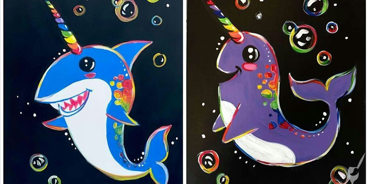 Marine Unicorns - Paint and Sip by Classpop!™, 1 July | Event in San Antonio | AllEvents