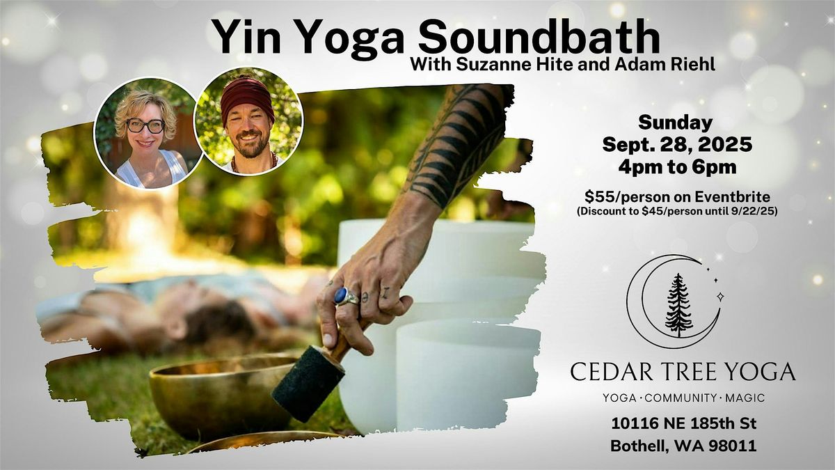 Yin Yoga & Sound Bath, 28 September | Event in Bothell | AllEvents