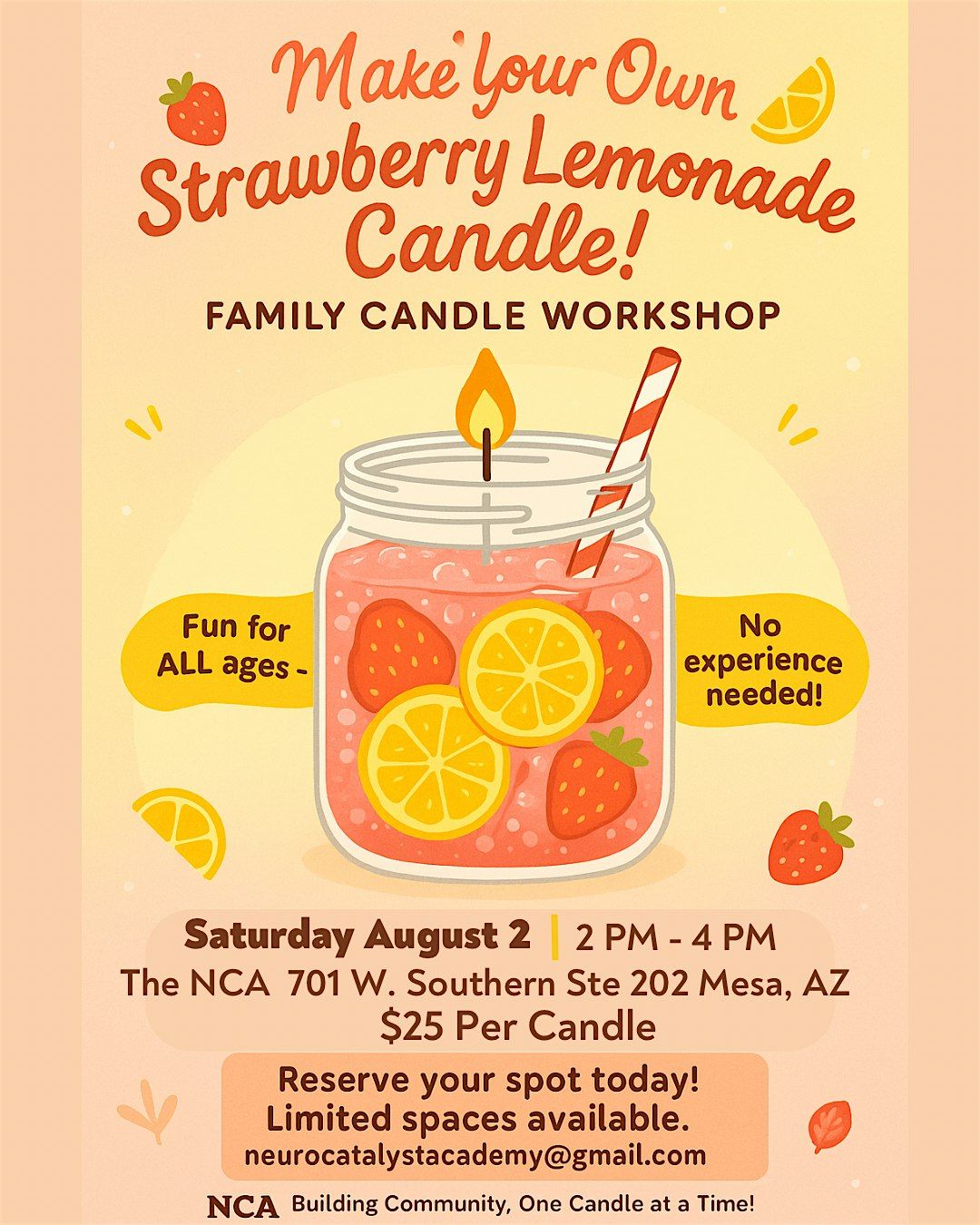 Family Candle Workshop, 2 August | Event in Mesa | AllEvents