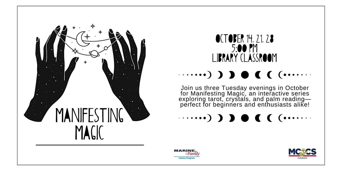 Manifesting Magic: A Month of Mystics & Magic, 14 October | Event in Kaneohe Bay | AllEvents