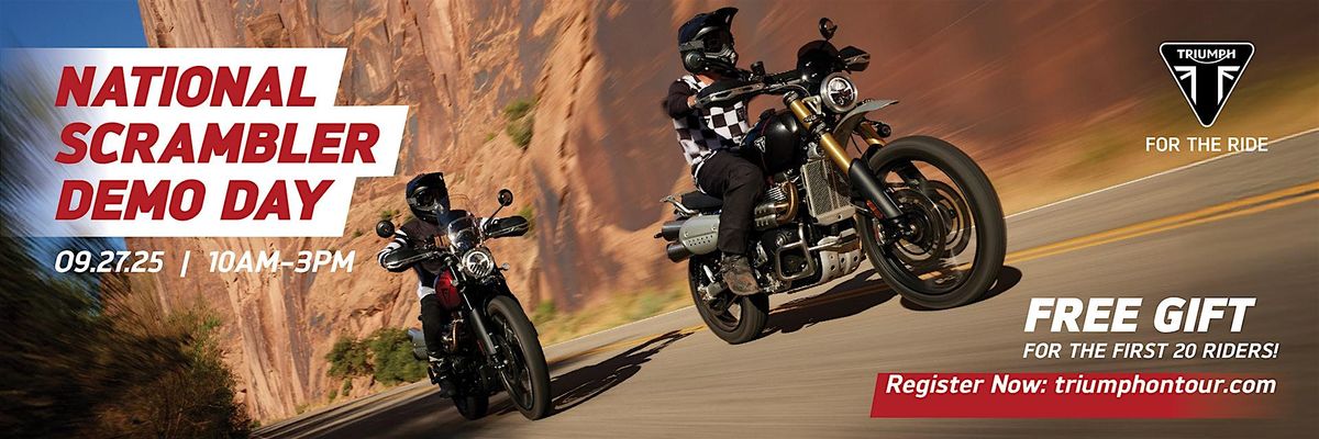 Triumph National Scrambler Demo Day: Phoenix Triumph | Event in Mesa | AllEvents