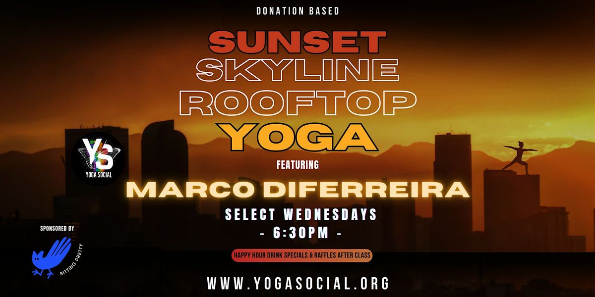 Sunset Skyline Rooftop Yoga with live music by Marco DiFerreira, 17 September | Event in Denver | AllEvents