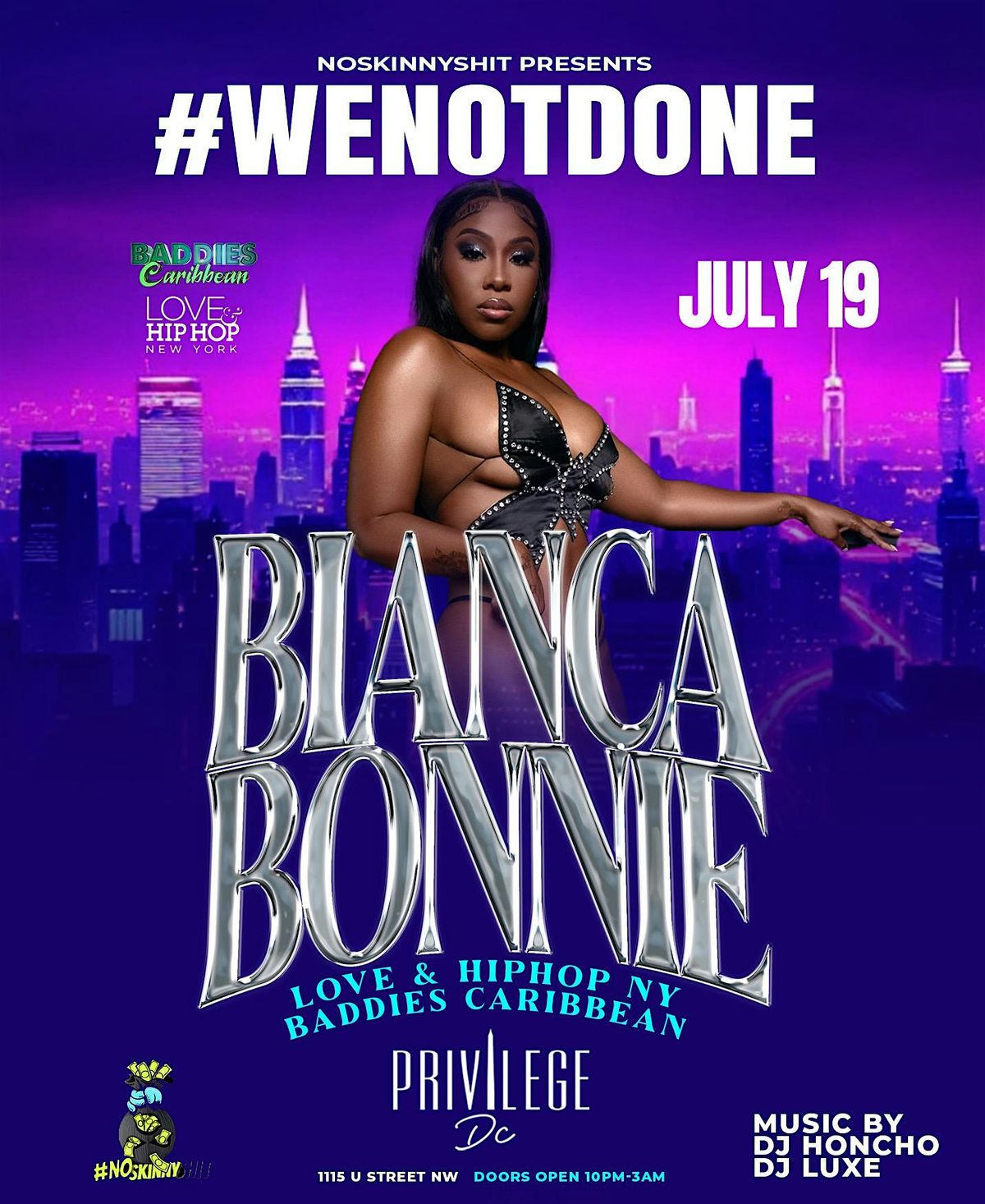 Bianca Bonnie is in the house Known from Love & Hip Hop and Baddies Caribbe | Event in Washington | AllEvents
