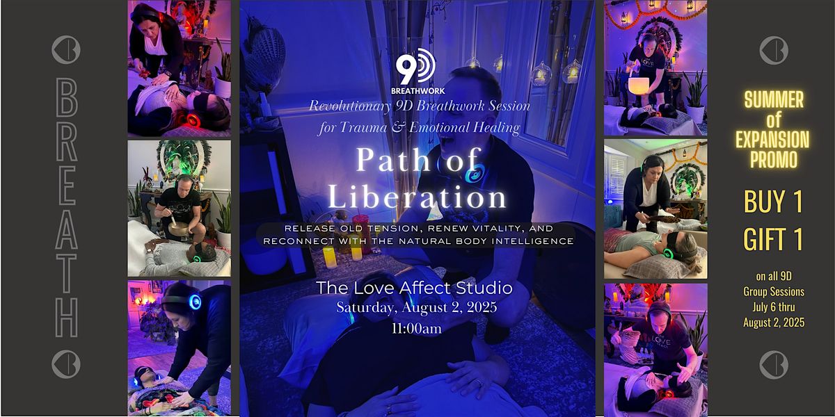 Path to Liberation - 9D Breathwork Journey, 2 August | Event in Dallas | AllEvents