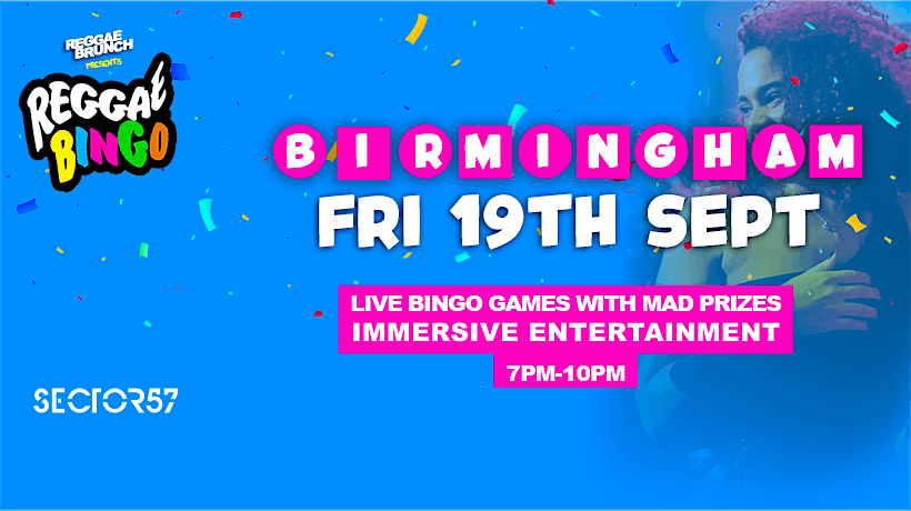 Reggae BINGO - Birmingham - Fri 19th September, 19 September | Event in Deritend | AllEvents