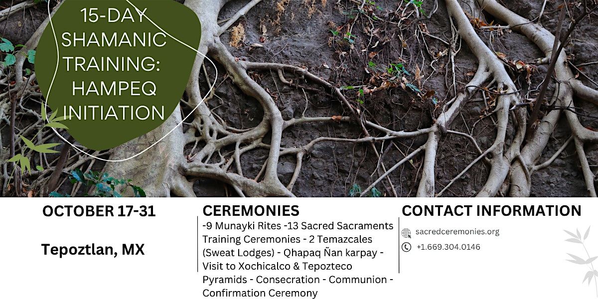 15-DAY SHAMANIC TRAINING:  HAMPEQ INITIATION, 17 October | Event in Phoenix | AllEvents