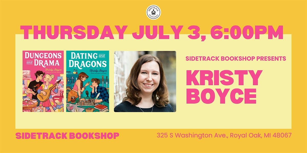 An Evening with Kristy Boyce, 3 July | Event in Royal Oak | AllEvents