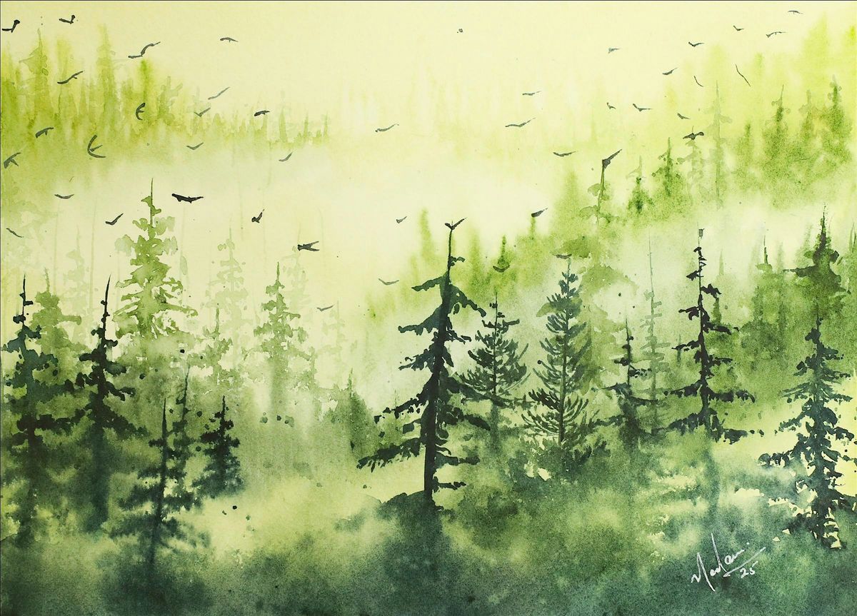 Beginner’s Watercolor Landscape Class, 19 July | Event in Morgan Hill | AllEvents