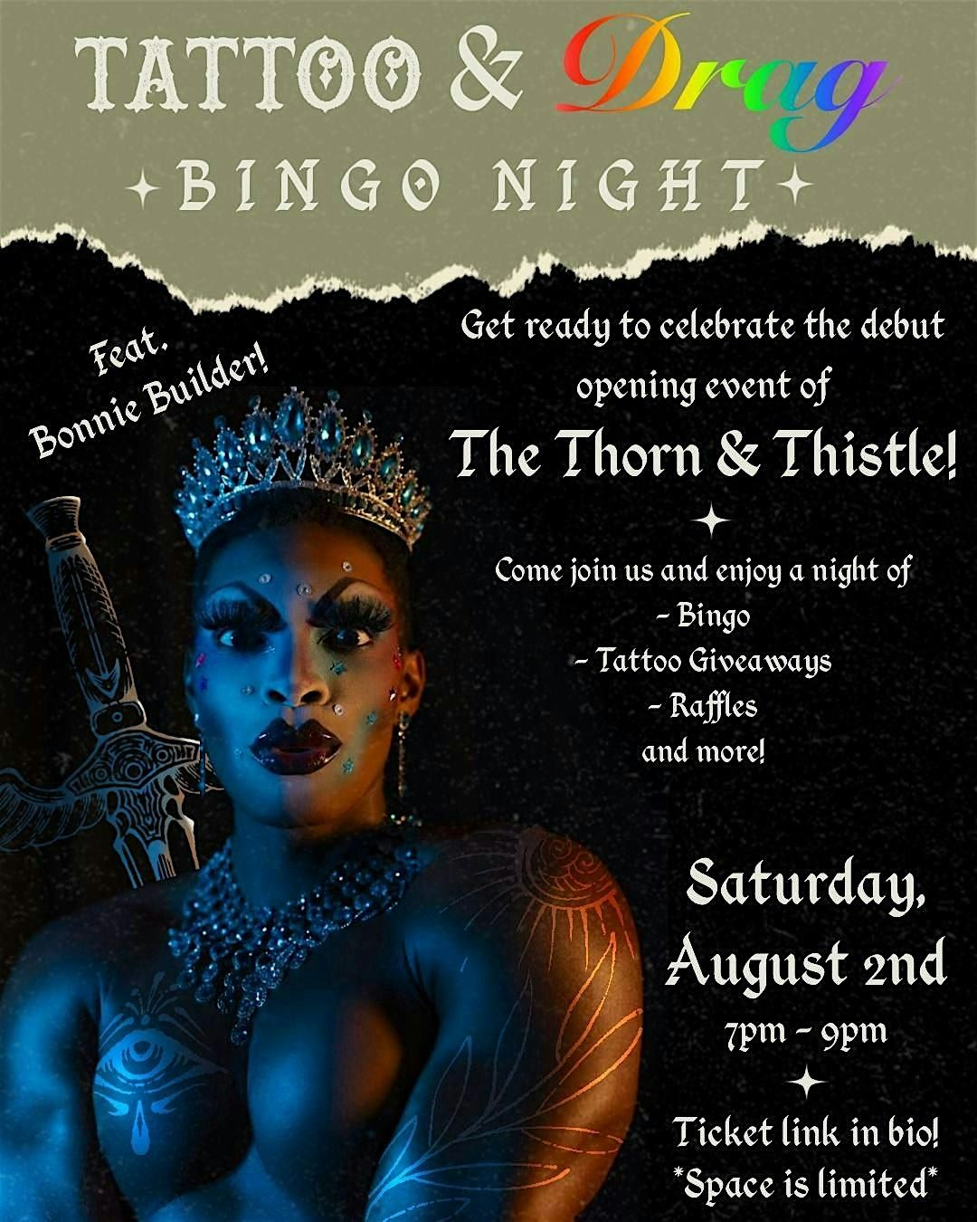 Tattoo Drag Bingo Night, 2 August | Event in Palmetto Bay | AllEvents