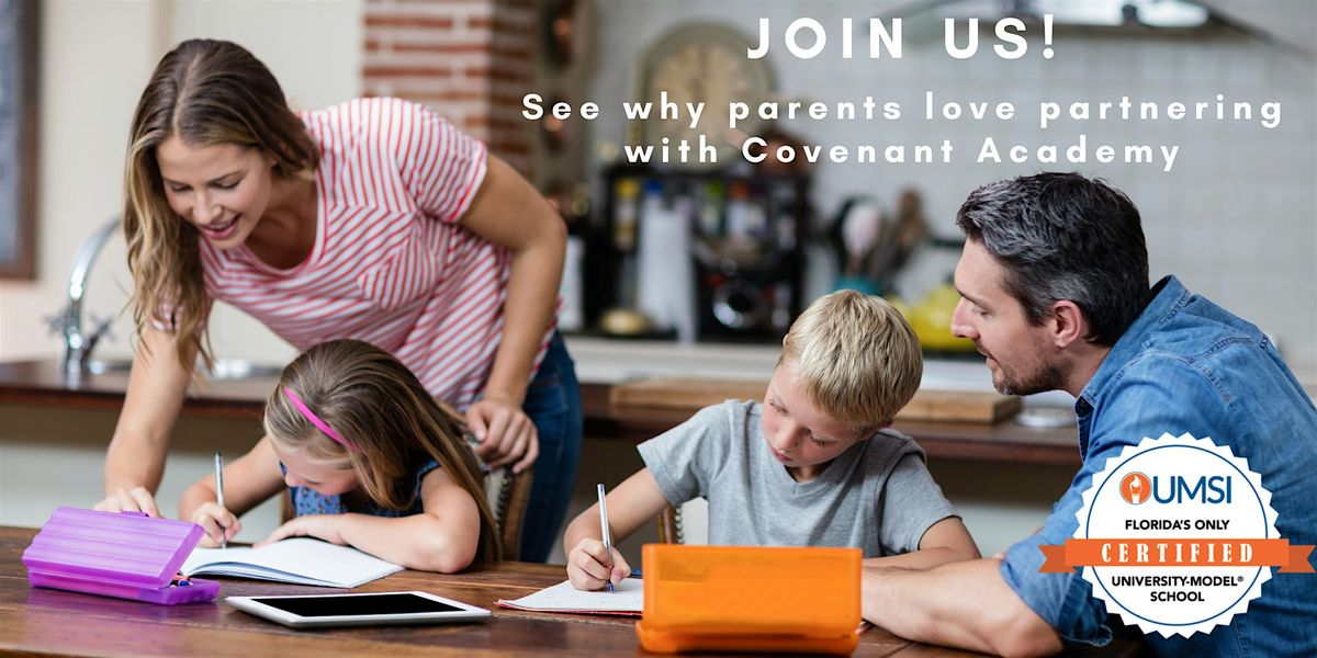 January 14th , 2026 Covenant Academy  Open House, 14 January | Event in Pinellas Park | AllEvents