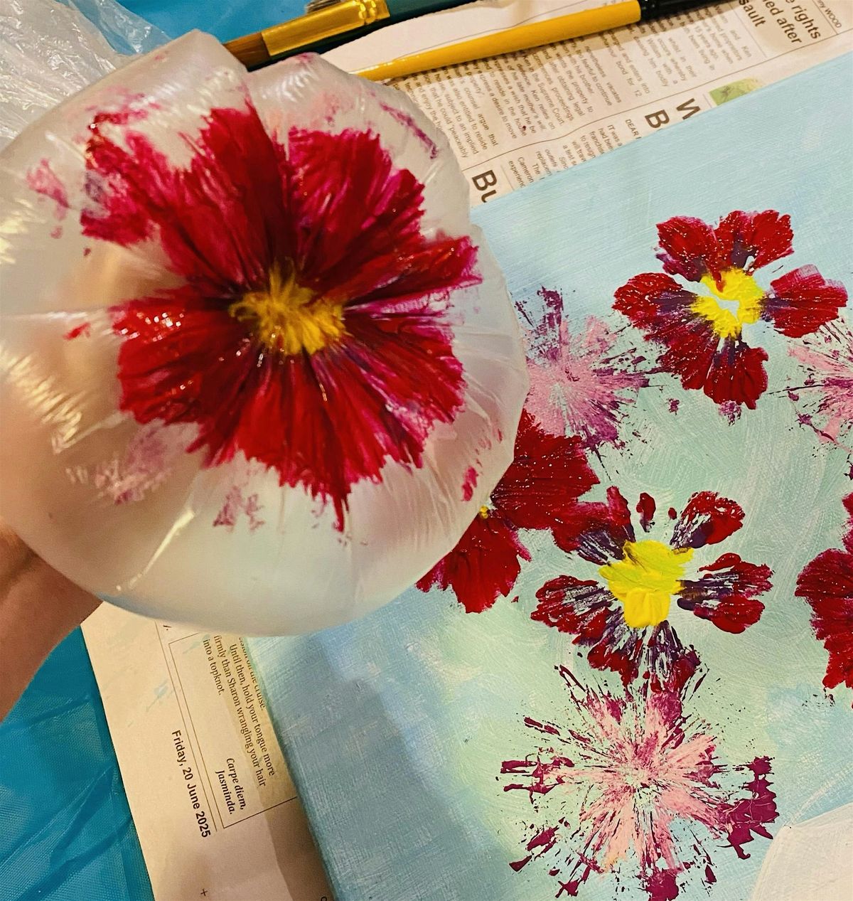 Spring Still Life School Holiday Painting Workshop with Artist Flossy-P, 9 October | Event in Coffs Harbour