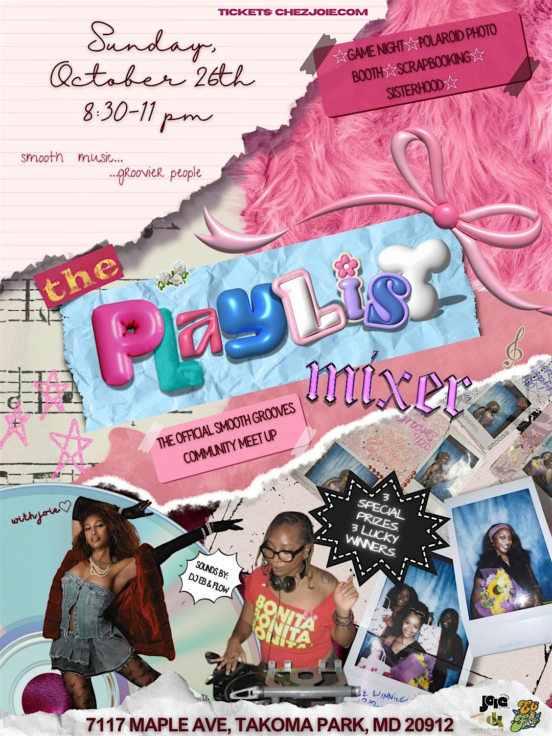 OCTOBER ☆"the playlist" SMOOTH GROOVES community mixer ☆, 26 October | Event in Takoma Park