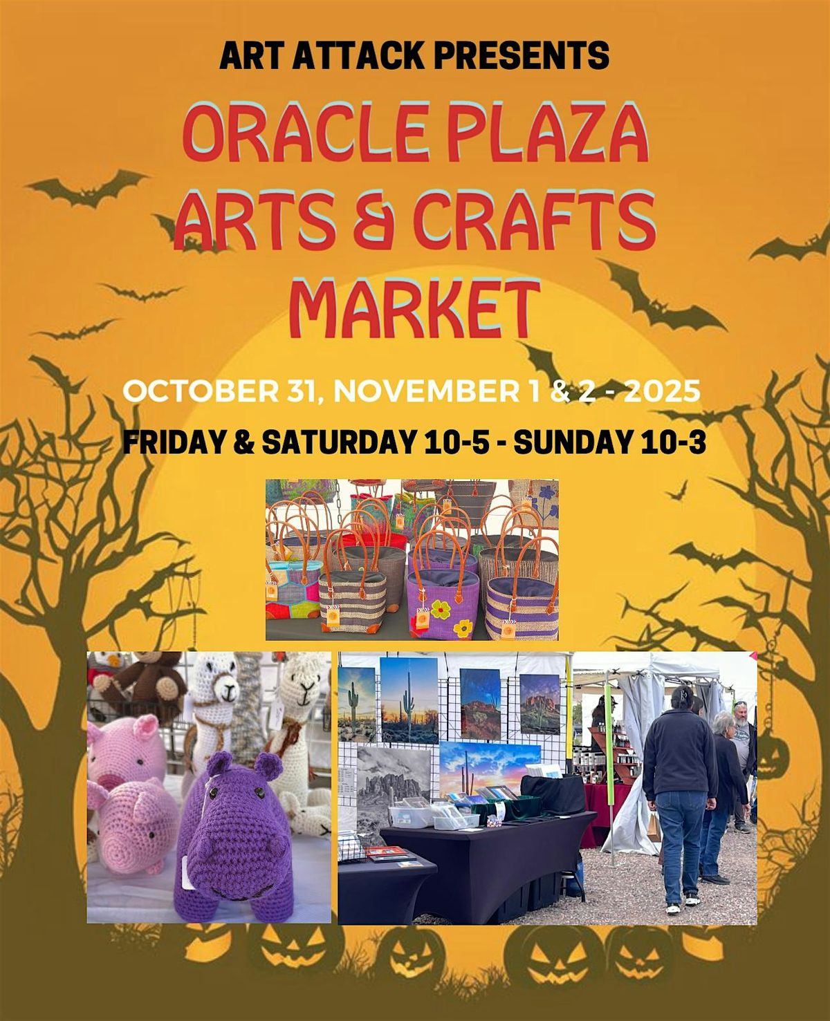 Art & Crafts Market on Oracle Plaza, 6346 N Oracle, Oct-31, - Nov-2,-2025, 31 October | Event in Tucson