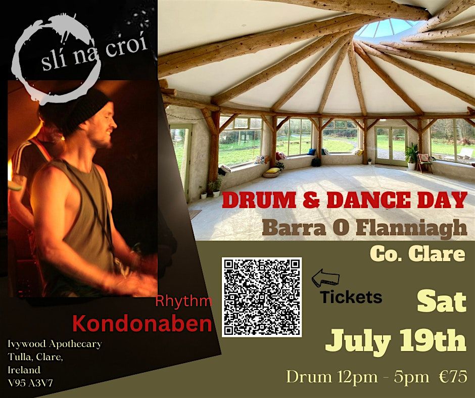 Tradtitional dundun, djembe & dance with Barra O Flanniagh, 19 July | Event in Tulla | AllEvents