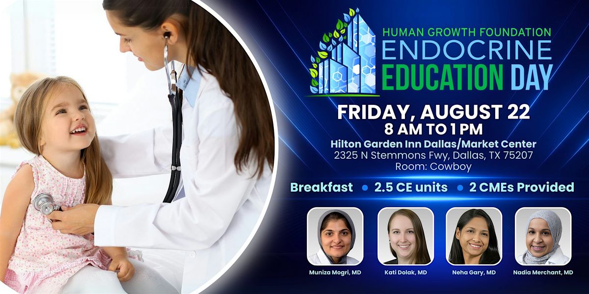 HGF Pediatric Endocrine Education Day - Dallas, 22 August | Event in Dallas | AllEvents