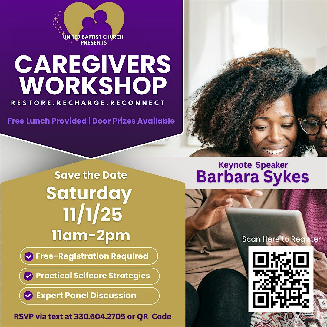 Caring for the Caregiver Workshop, 1 November | Event in Akron | AllEvents