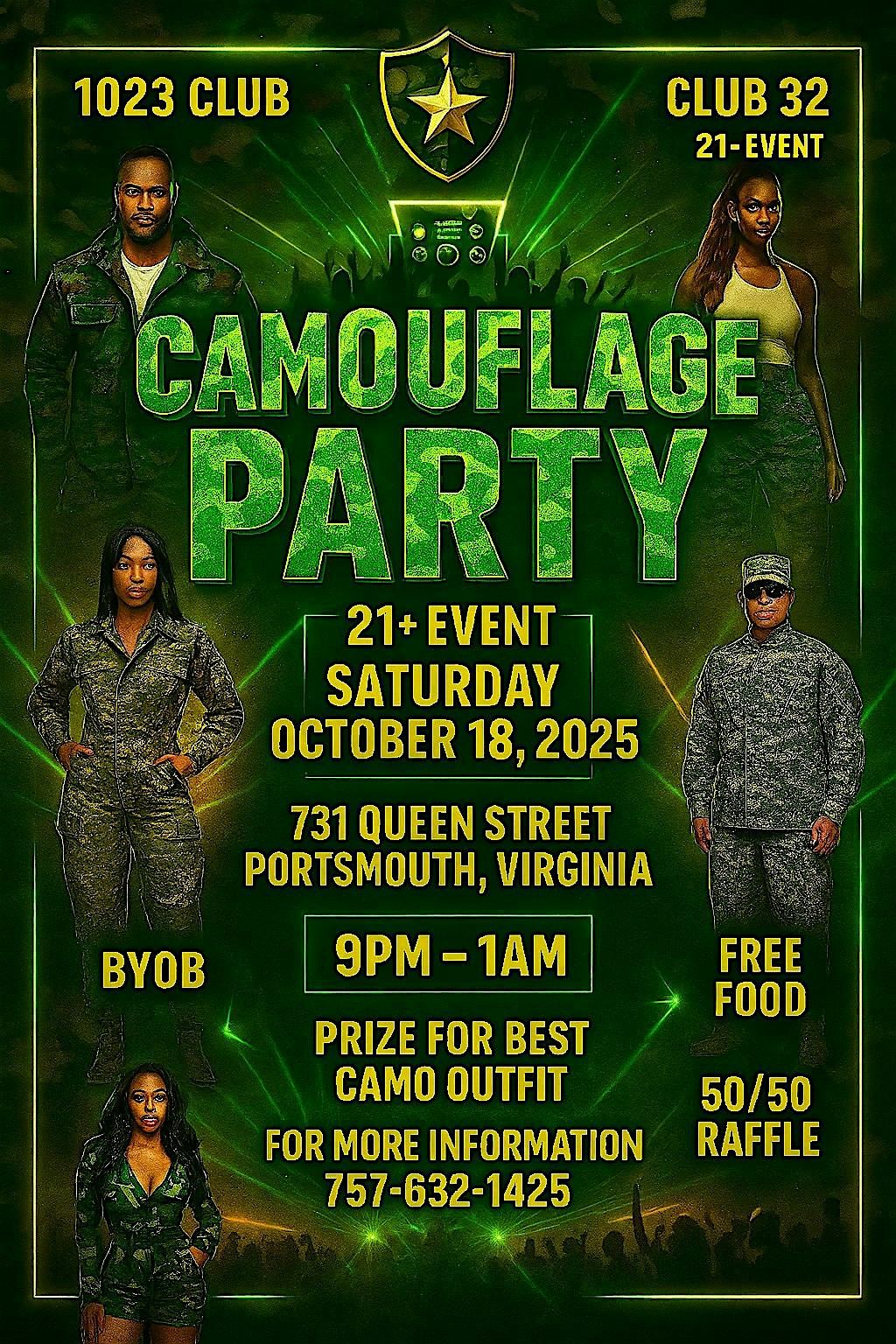 2025 Camouflage Party, 18 October | Event in Portsmouth | AllEvents