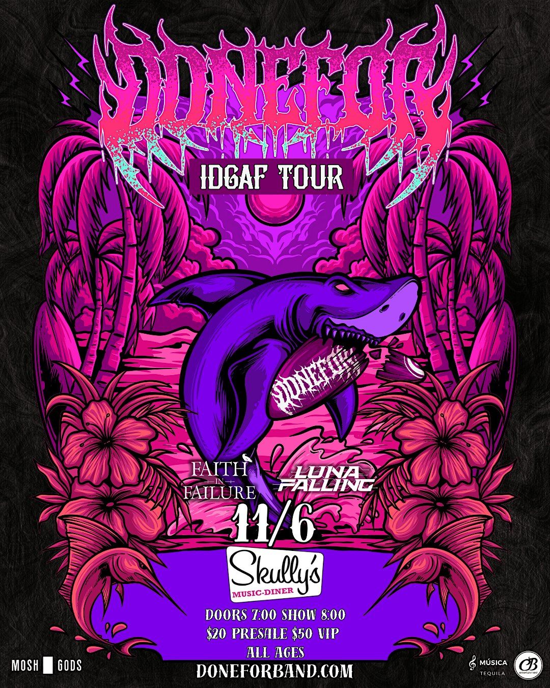 DONEFOR-THE IDGAF FALL TOUR, 6 November | Event in Columbus | AllEvents