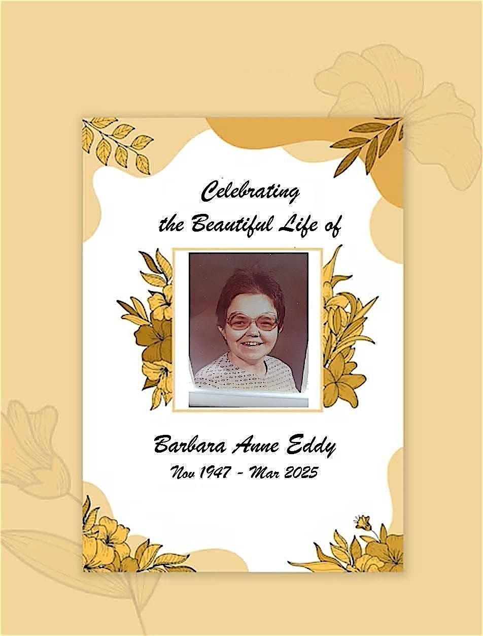 Barbara Anne Eddy's Celebration of life, 24 May | Event in Vancouver | AllEvents