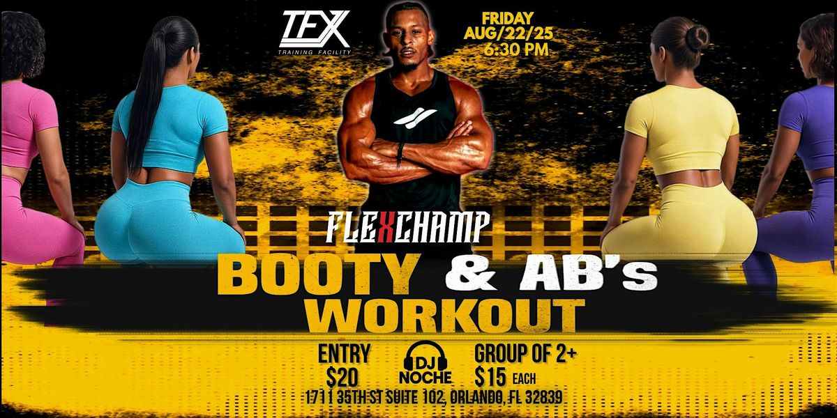 Flexchamp Booty & Abs Workout, 22 August | Event in Orlando | AllEvents