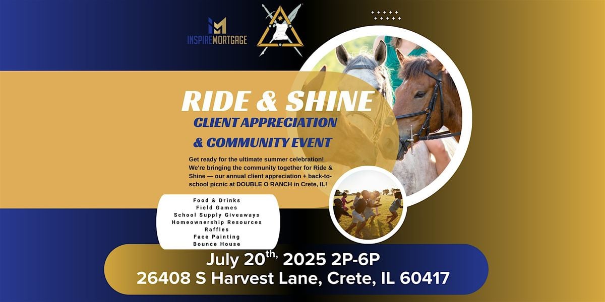 “Ride & Shine” Client Appreciation & Community Picnic, 20 July | Event in Crete | AllEvents