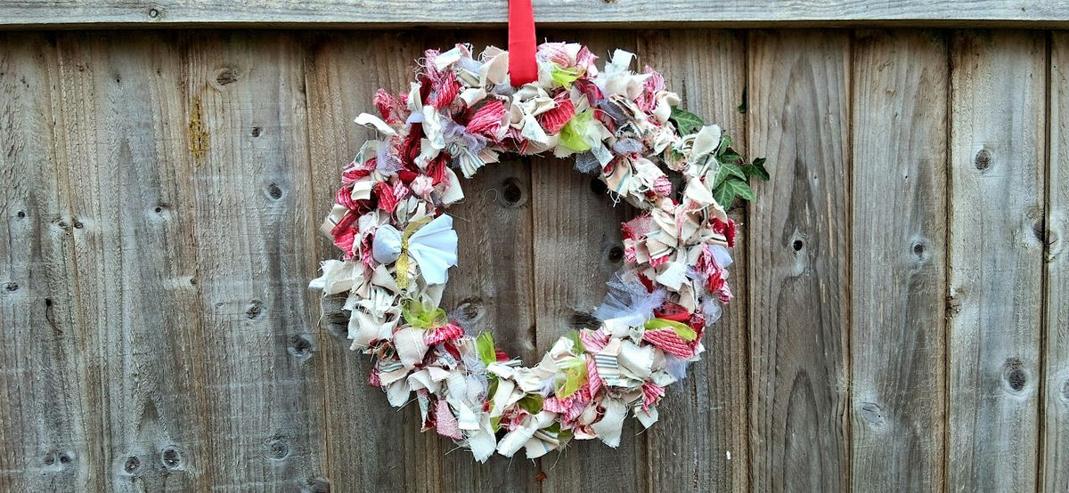 Christmas Rag Wreath Workshop, 16 November | Event in Christchurch | AllEvents
