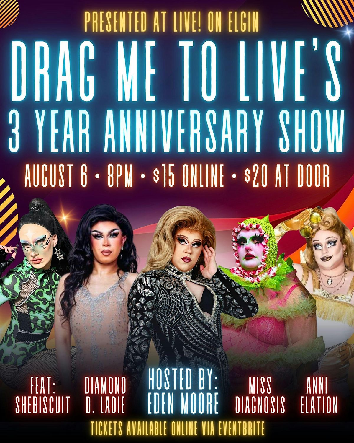 Drag Me To Live's 3 Year Anniversary!, 6 August | Event in Ottawa | AllEvents
