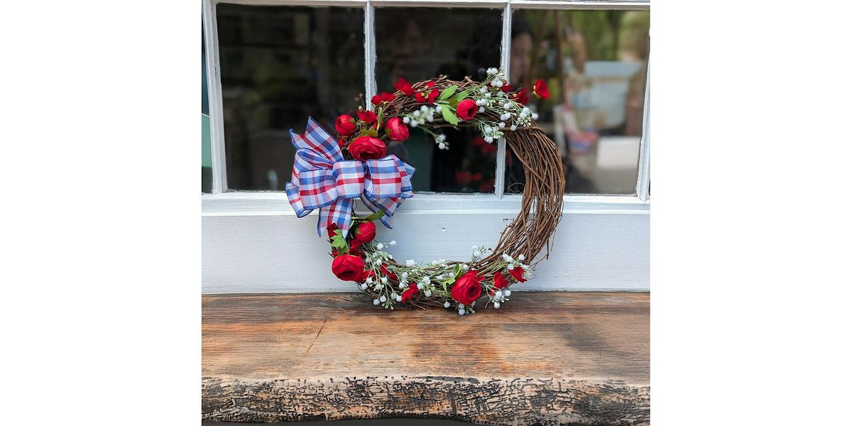 Patriotic Grapevine Wreath Workshop, 27 June | Event in Exeter | AllEvents