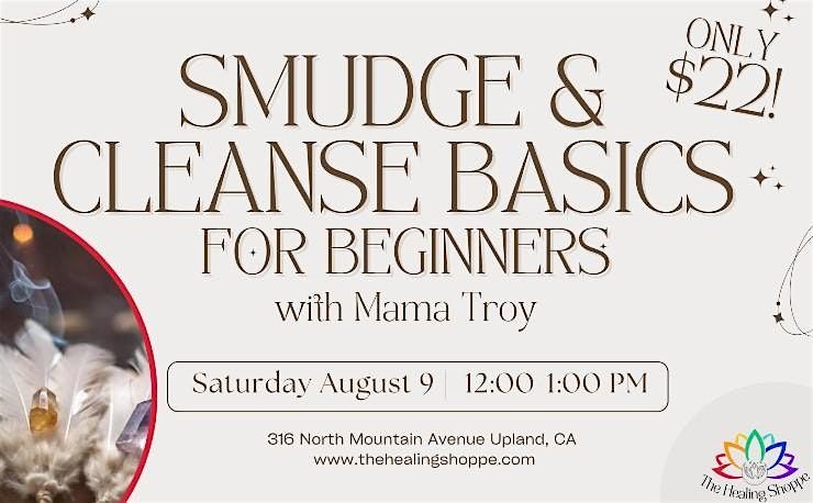 Beginner Smudge Cleanse Class, 9 August | Event in Upland | AllEvents