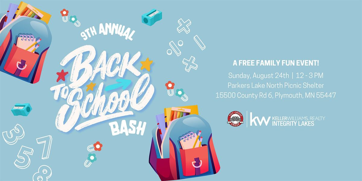 9th Annual Back to School Bash, 24 August | Event in Plymouth | AllEvents