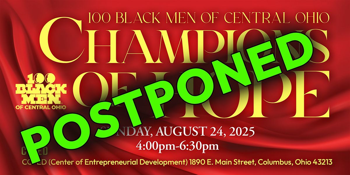 Champions of Hope:  Breaking the Silence. Bridging the Gap., 24 August | Event in Columbus | AllEvents