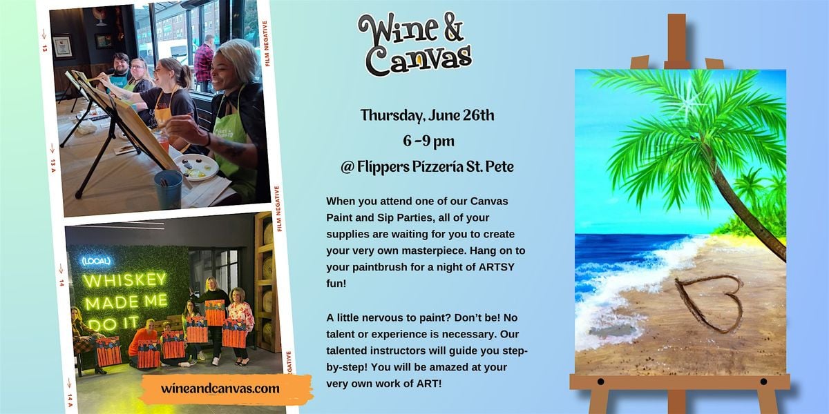 St Pete Paint Party – Beach Love, 26 June | Event in St. Petersburg | AllEvents
