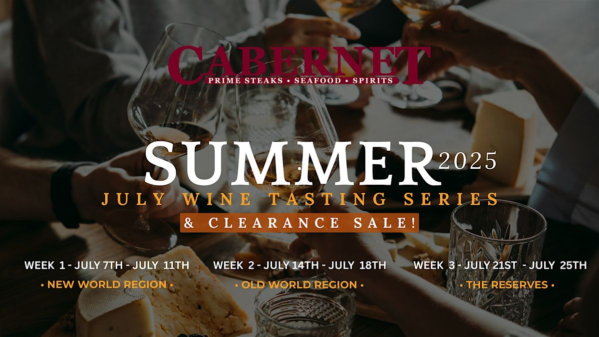 MASTER SOMMELIER FAVORITES - July Summer of Tastings!   THE RESERVES, 24 July | Event in Alpharetta | AllEvents