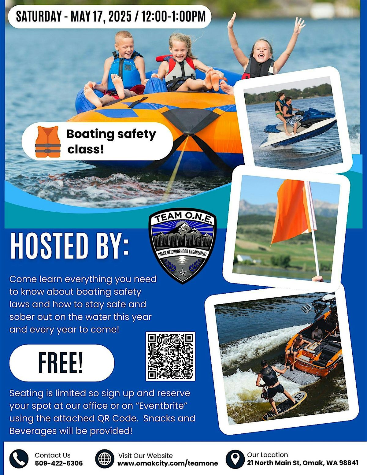 Boating Safety Class, 17 May | Event in Omak | AllEvents